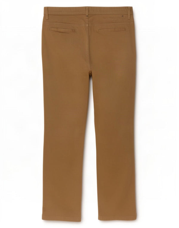 Zara Mens Slim Chino Trousers EU 48 XL W38 L33 Beige Cotton