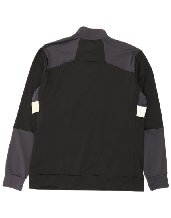 Pulover pentru bărbați Lyle & Scott, cu fermoar, cu gât, mare, negru