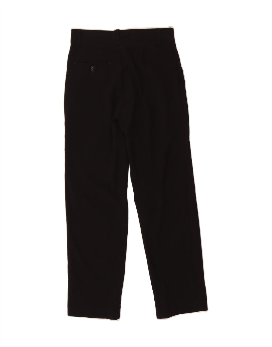 CHAPS Boys Straight Chino Trousers 9-10 Years W24 L25 Black Polyester Vintage Chaps and Second-Hand Chaps from Messina Hembry 