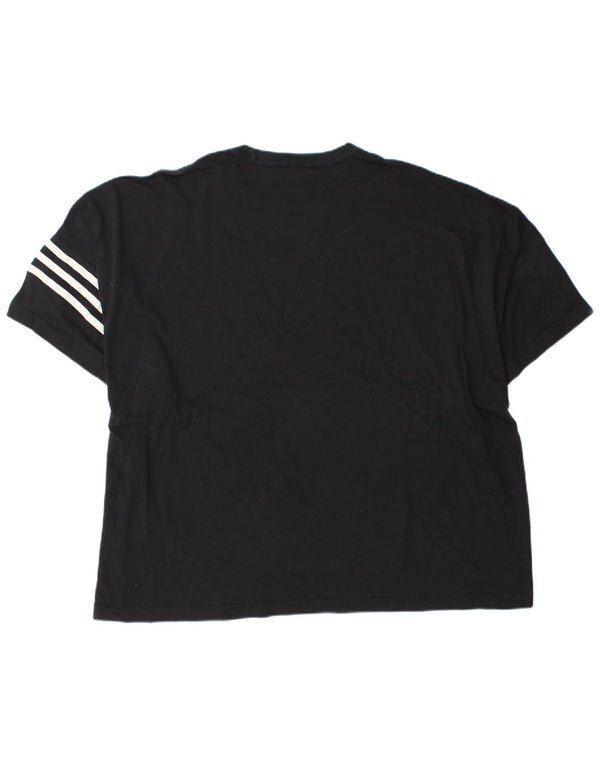 Tricou pentru bărbați Adidas Top 2XL bumbac negru
