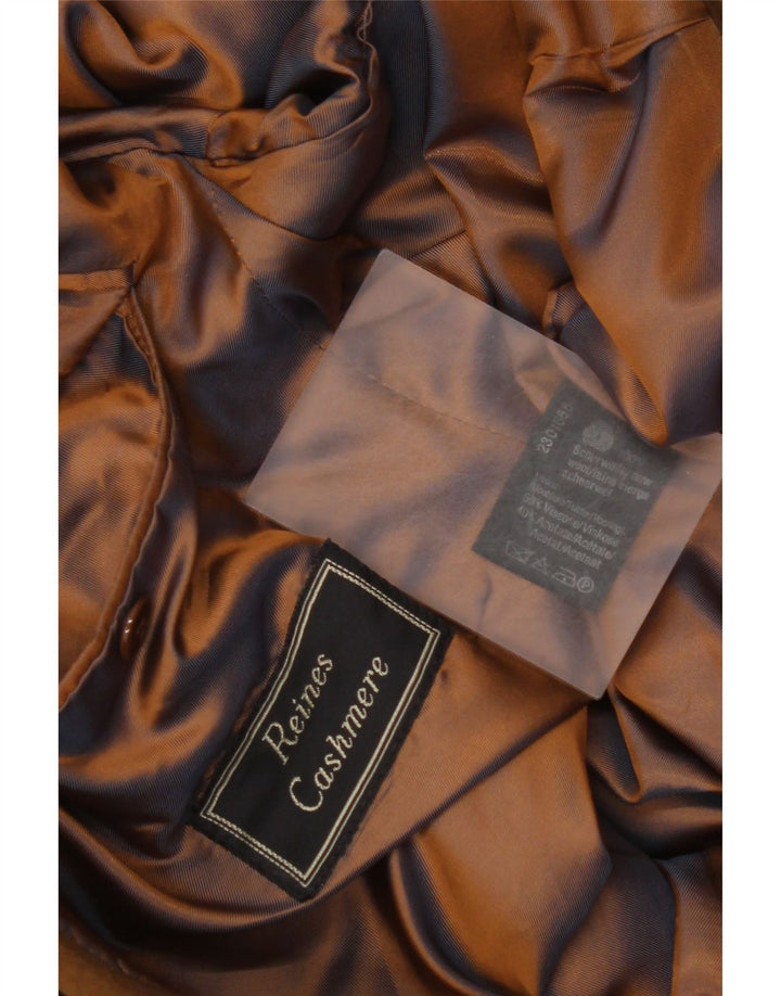 Jachetă vintage pentru bărbați cu două piepturi IT 52 XL maro lână nouă