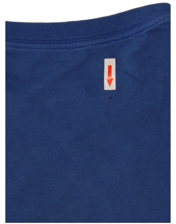 Tricou grafic Nike pentru bărbați Top mare, albastru, bumbac