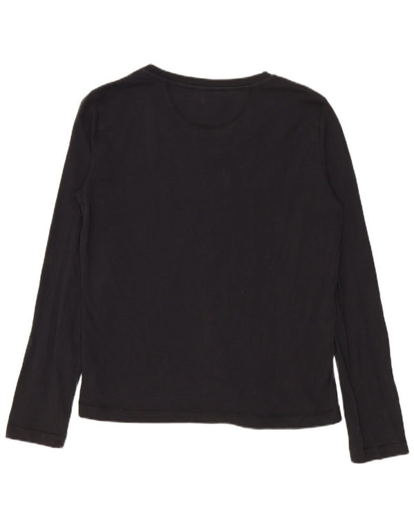 Top pentru femei Lotto cu mânecă lungă UK 12 Medium Negru