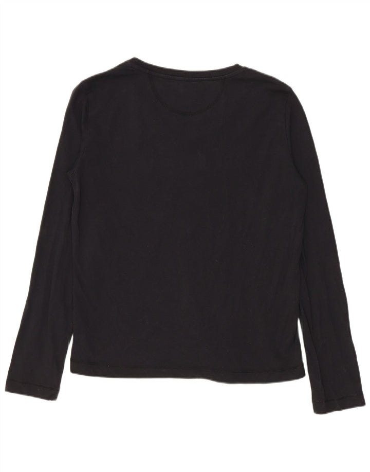 Top pentru femei Lotto cu mânecă lungă UK 12 Medium Negru