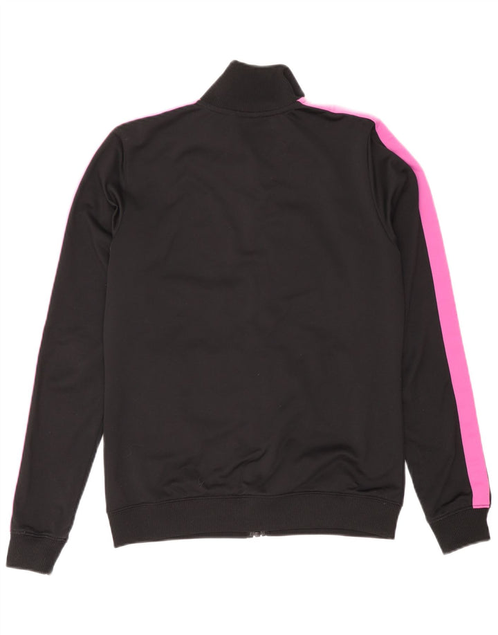 Jachetă de top pentru trening Nike pentru femei UK 12 Medium Black Colorblock Poliester