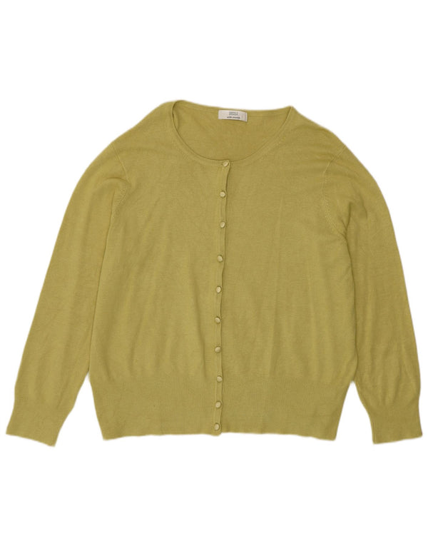 Pulover cardigan pentru femei Marks & Spencer UK 20 2XL Viscoză verde