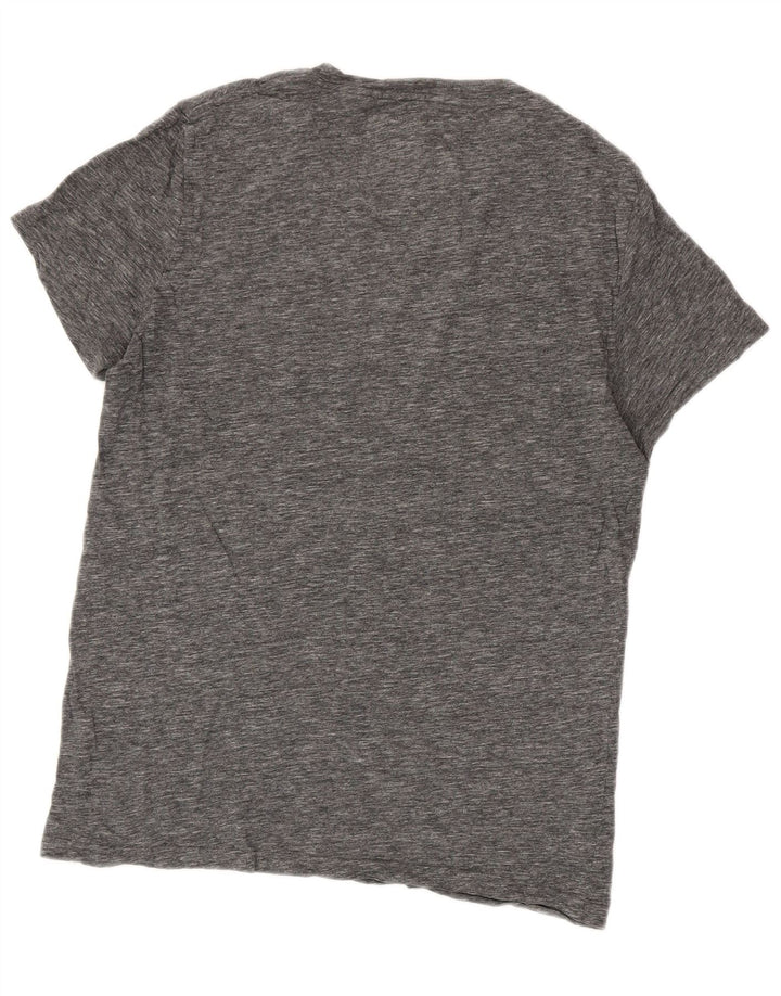 Tricou Jack Wills pentru bărbați Top din bumbac cu pete gri mediu