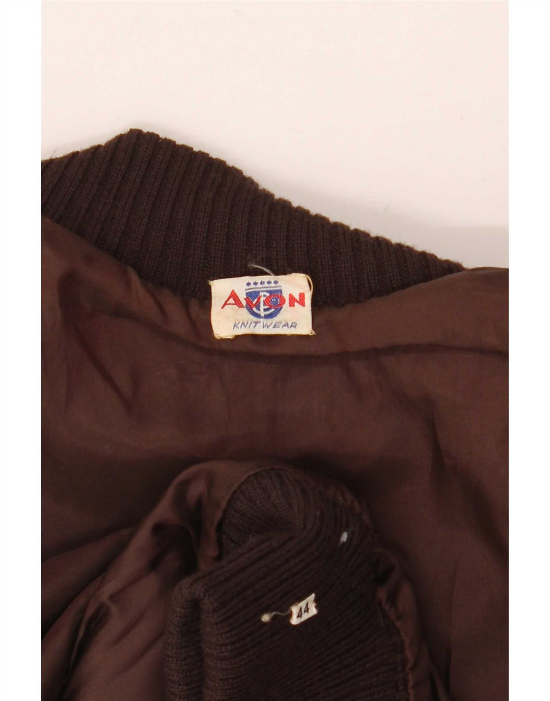 Jachetă din piele vintage pentru femei IT 44 maro mediu