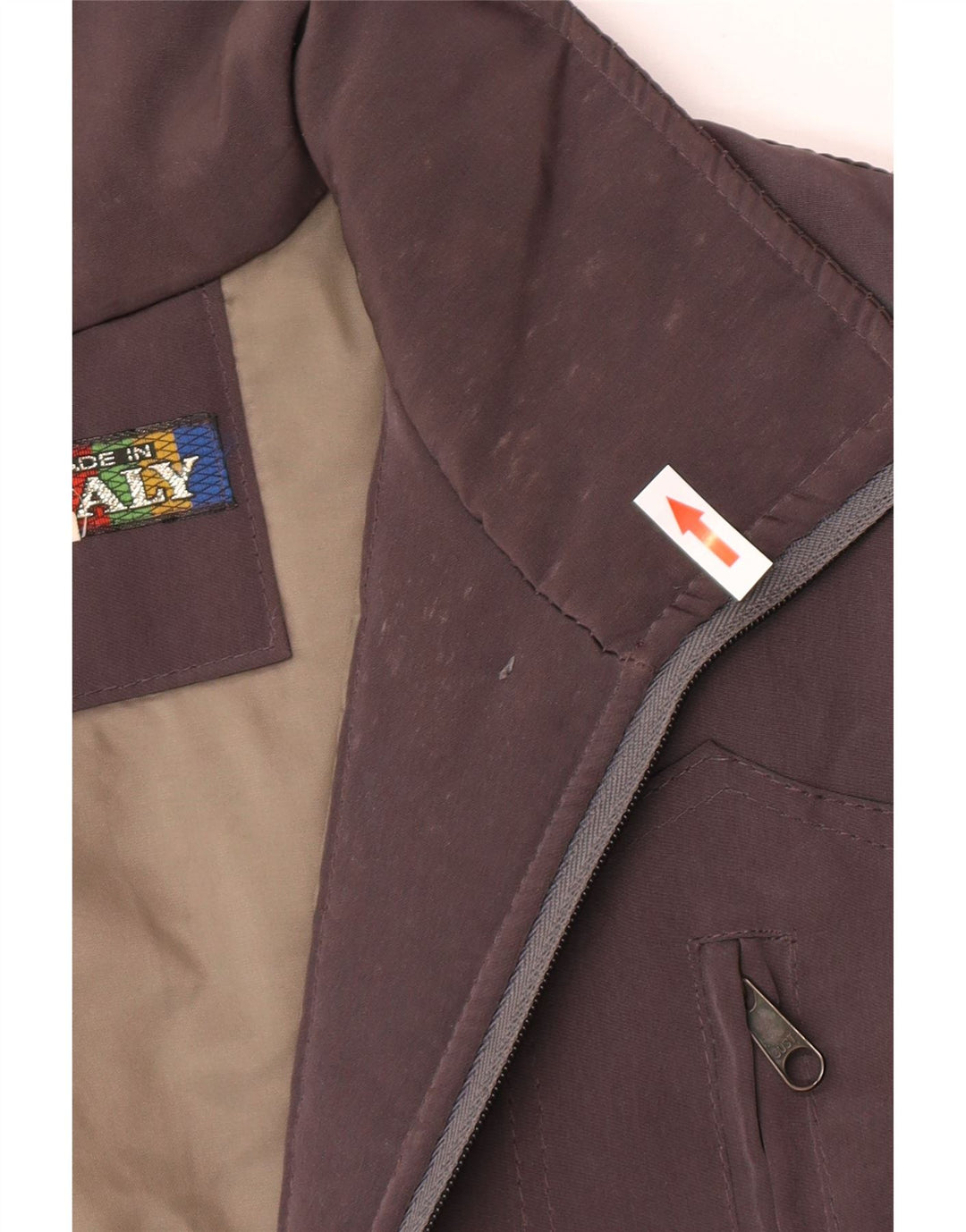 Pardesiu supradimensionat vintage pentru femei UK 18 XL maro