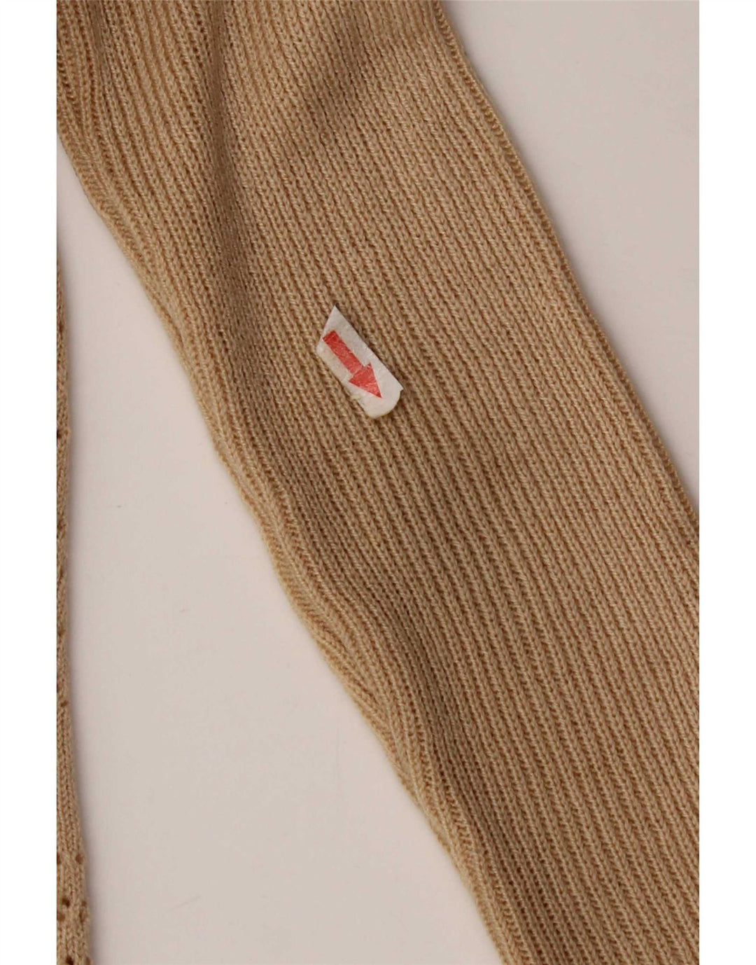 Pulover Cardigan Vintage pentru Damă IT 44 Medium Bej Angora