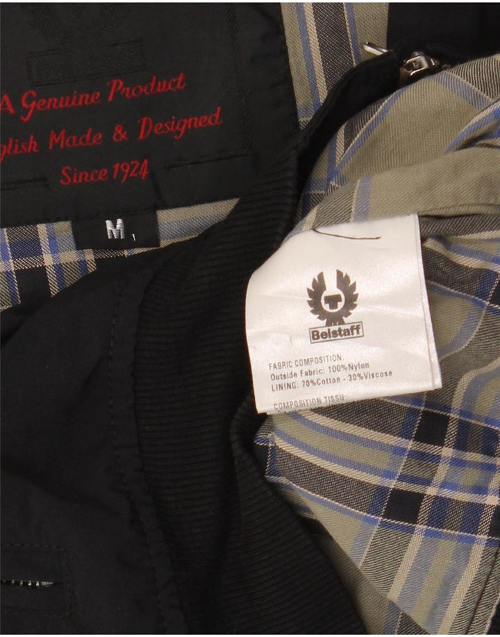 Jachetă Bomber pentru femei Belstaff UK 14 Medium Black Nylon