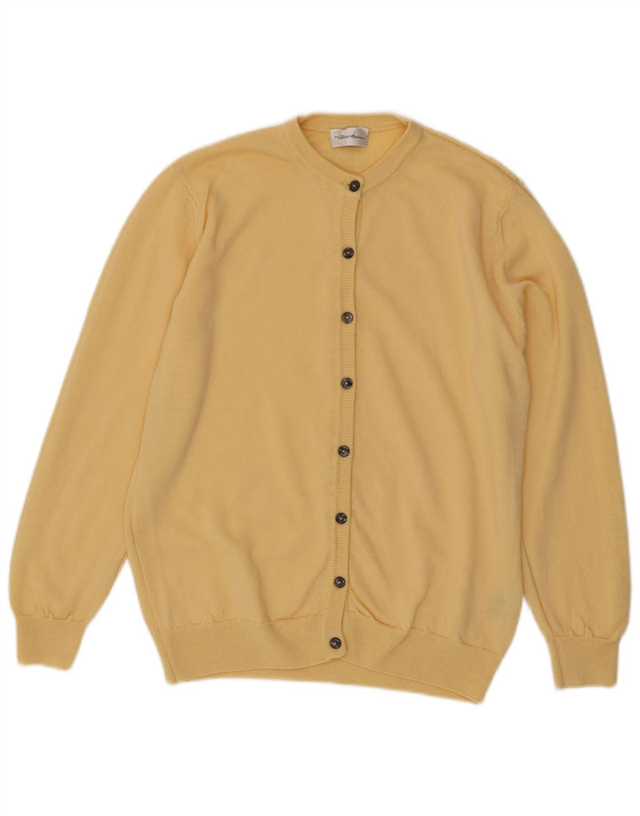 Pulover cardigan pentru femei Peter Hahn UK 16 Large Yellow