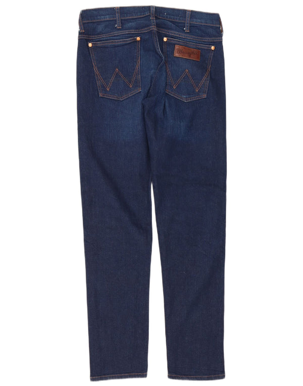 Blugi pentru bărbați Wrangler Colton Slim W31 L34 Bumbac bleumarin