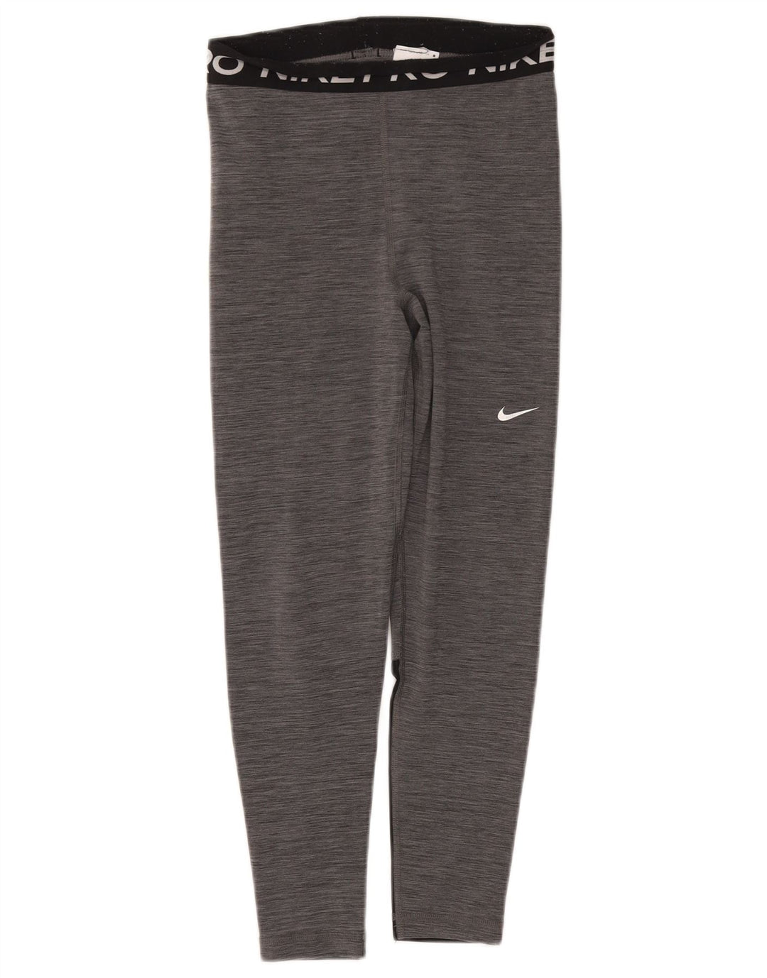 Leggings cu grafică Nike Dri Fit pentru femei UK 10, poliester cu pături gri mici