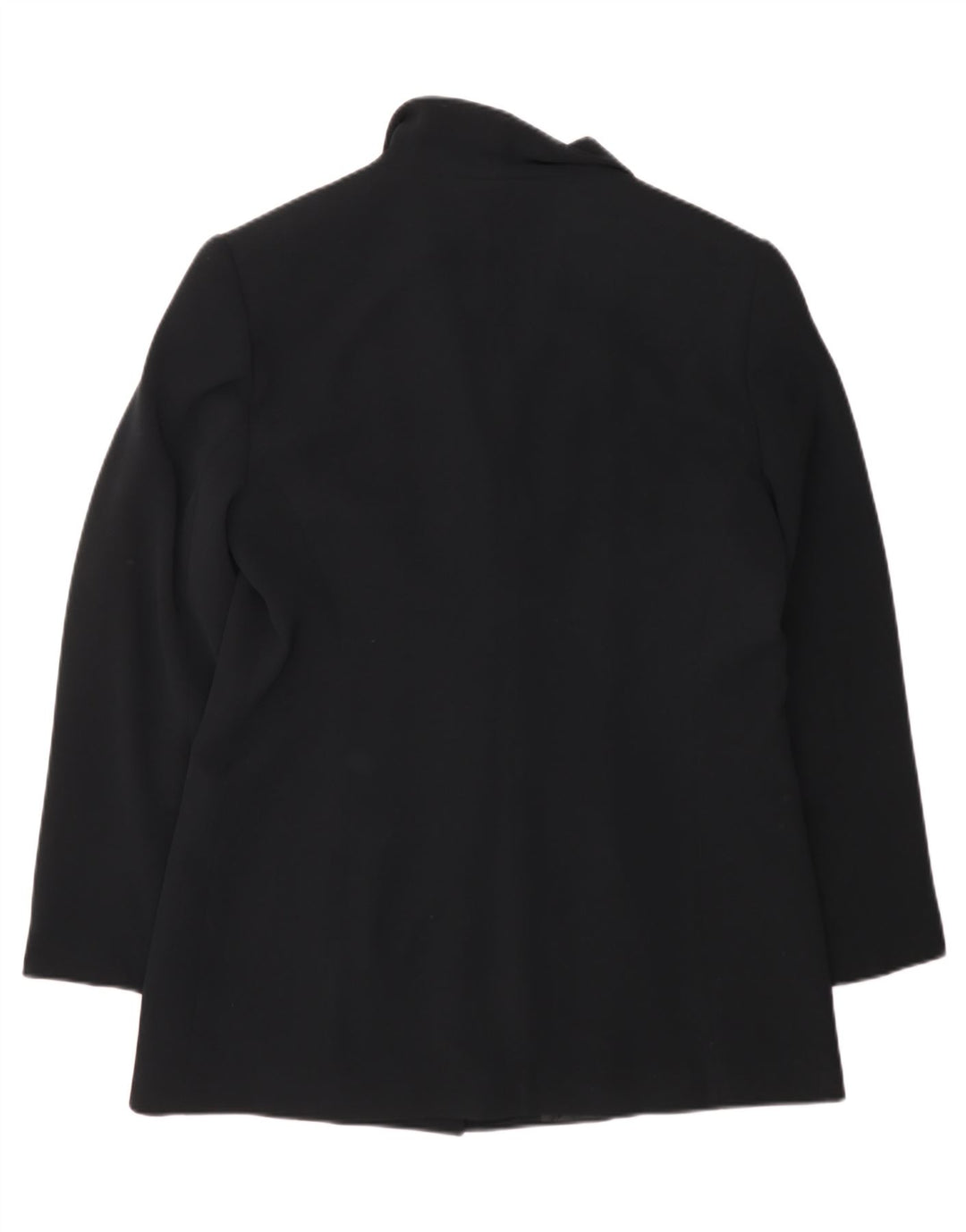 APRIORI Womens 3 Button Blazer Jacket UK 16 Large Black Polyester Vintage Apriori and Second-Hand Apriori from Messina Hembry 