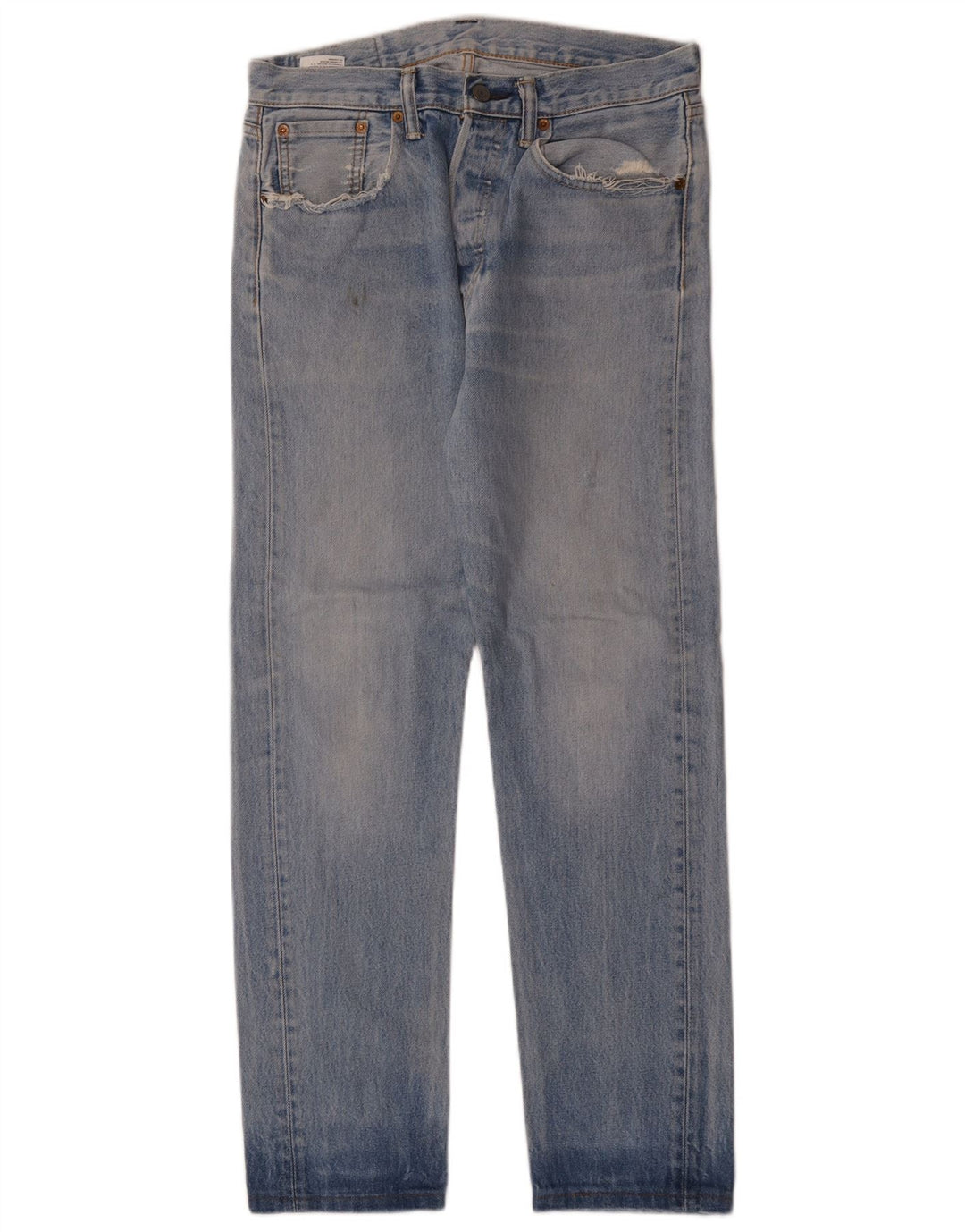 Blugi drepti pentru bărbați LEVI'S 501 CT L30 L30 Bumbac albastru