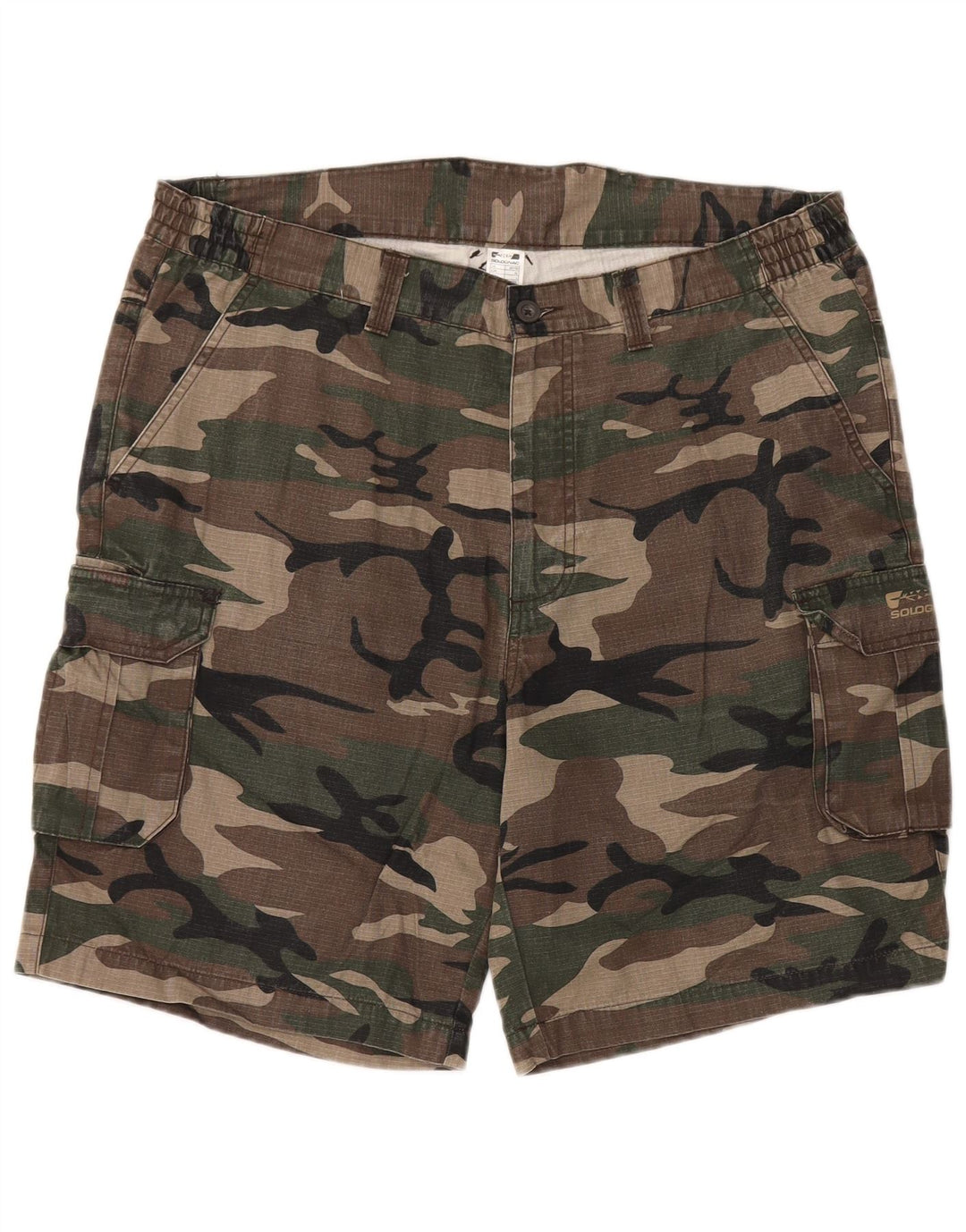Pantaloni scurți cargo pentru bărbați Solognac XL W38 bumbac maro