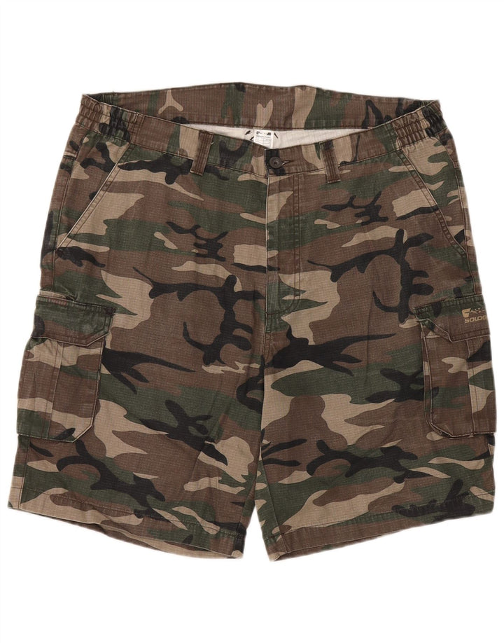 Pantaloni scurți cargo pentru bărbați Solognac XL W38 bumbac maro