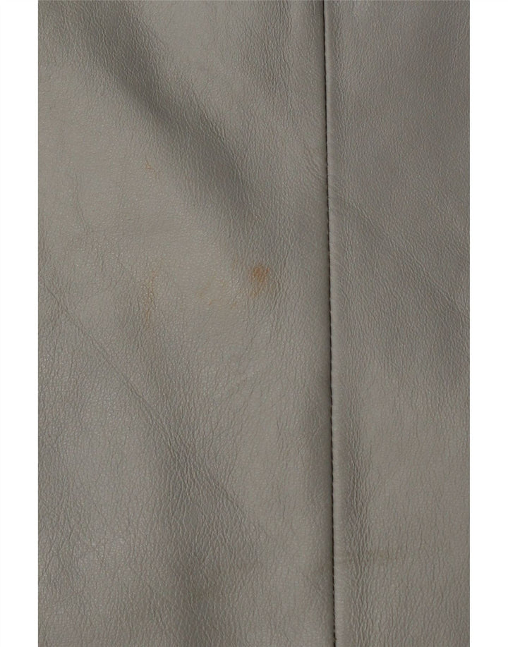 Fusta creion vintage pentru femei W28 gri mediu