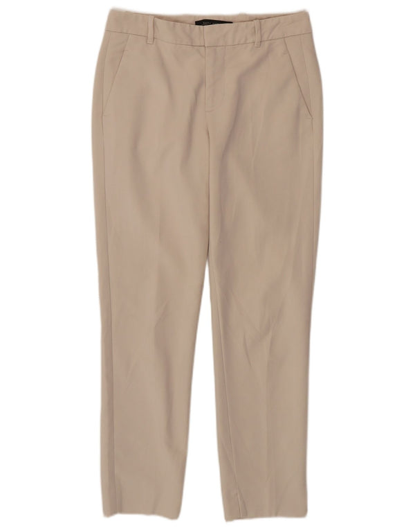 Pantaloni chino slim pentru femei Zara XS W24 L27 Bej
