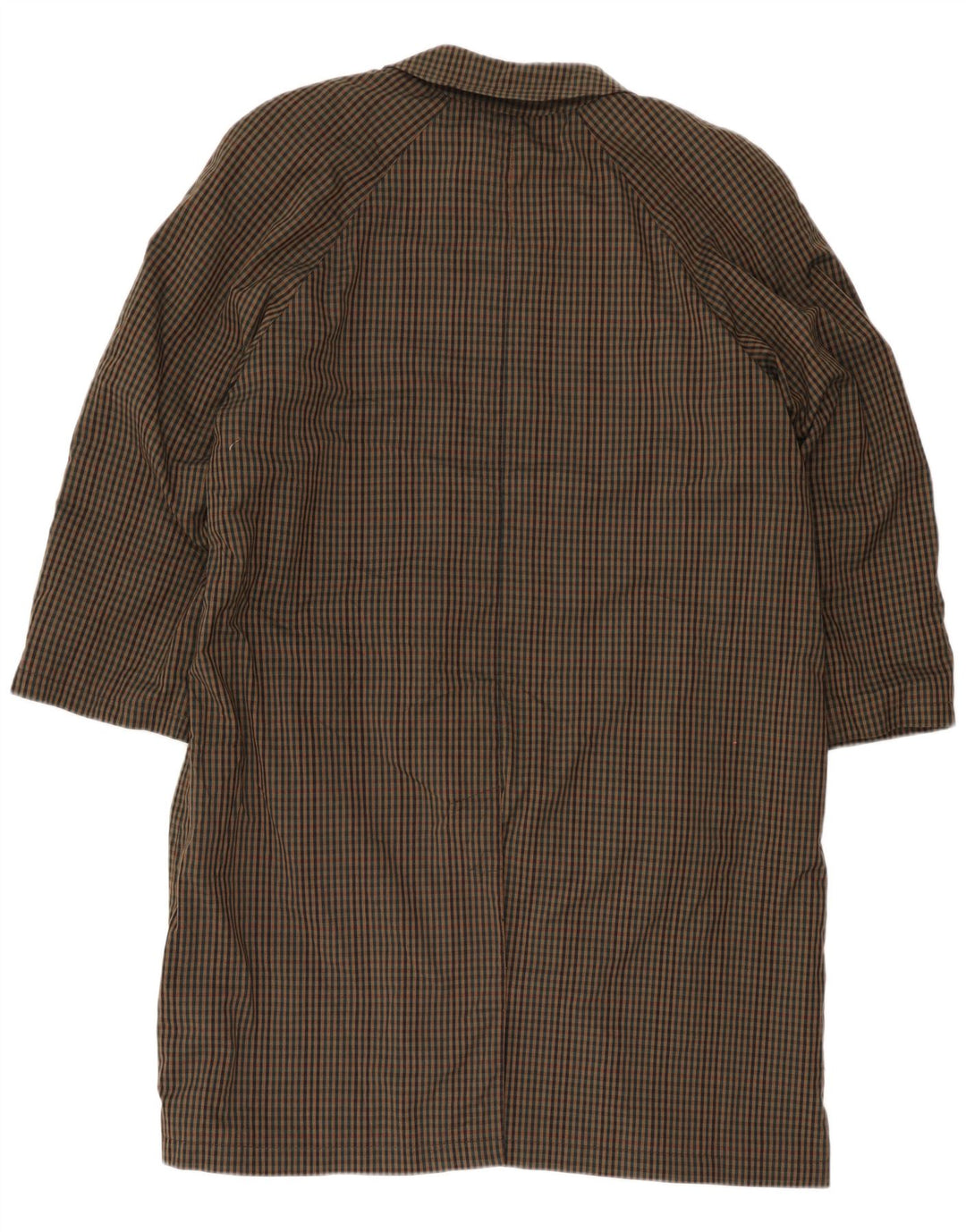 Pardesiu vintage pentru femei UK 18 XL maro vichy