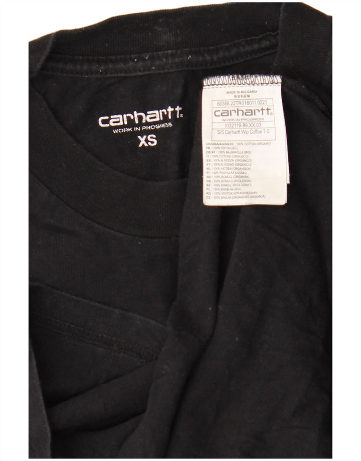 Tricou grafic pentru bărbați Carhartt Top XS bumbac negru