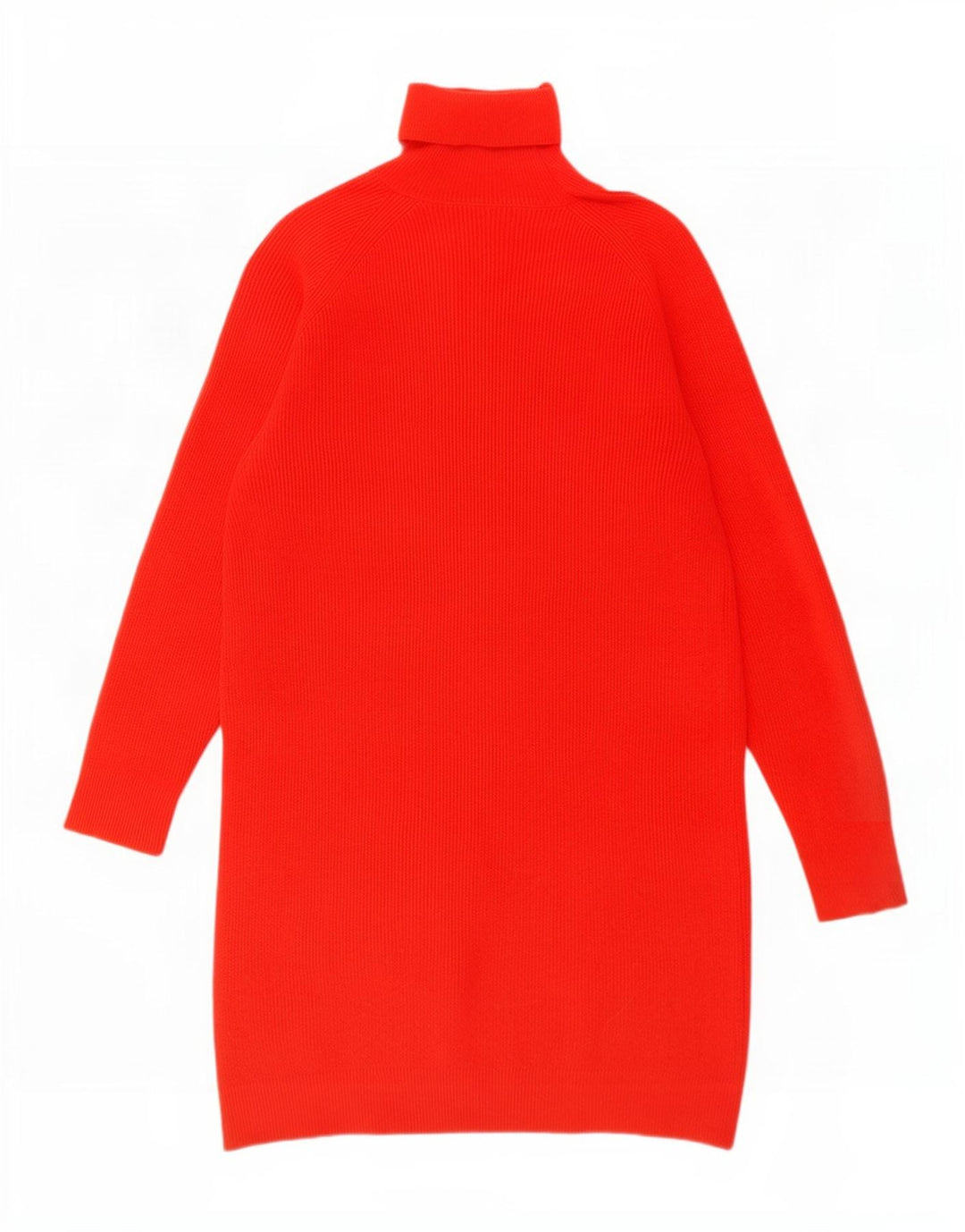 Massimo Dutti Rochie Jumper Femei UK 14 Lână roșie medie