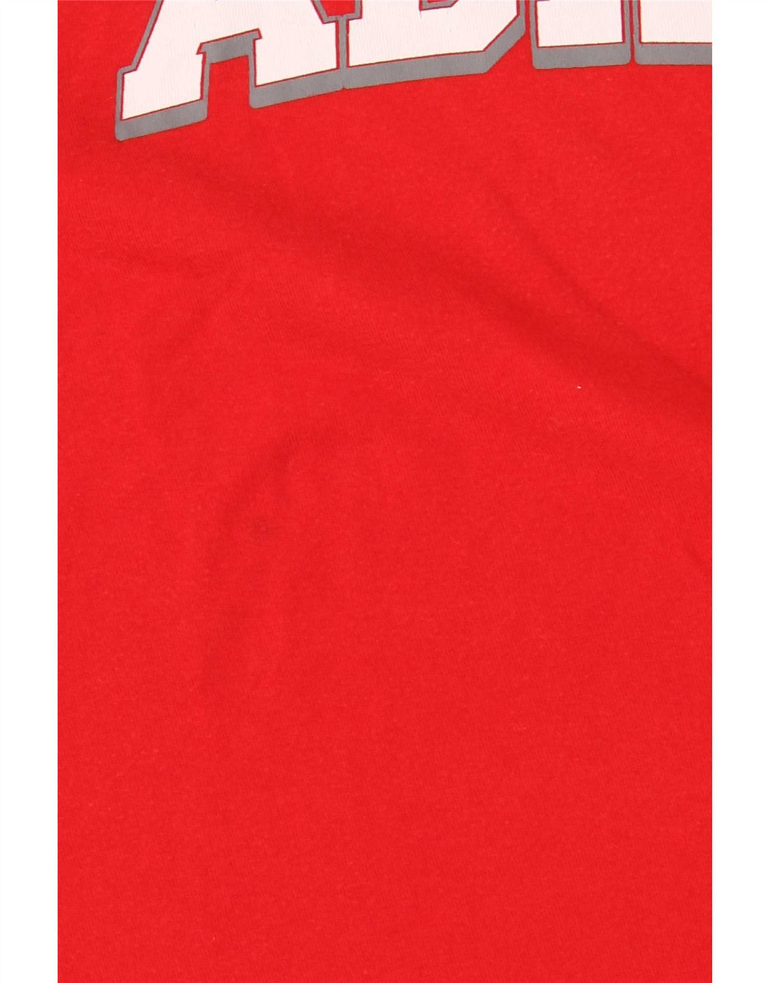 Tricou grafic pentru bărbați Adidas Top, bumbac roșu mediu