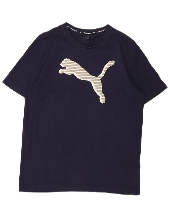 Tricou grafic Puma pentru bărbați Top Mediu Bleumarin