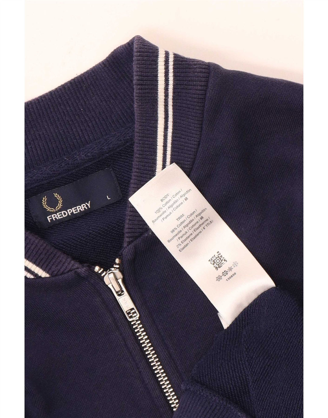Fred Perry Trening pentru bărbați Jachetă mare, albastru bleumarin, bumbac
