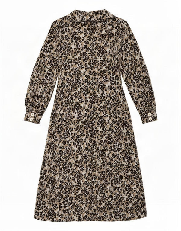 Rochie cămașă pentru femei Marks & Spencer UK 12 Medium Brown Animal Print
