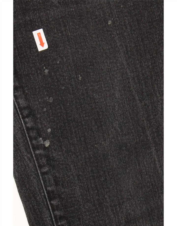 TRUSSARDI Blugi drepti pentru femei W28 L32 bumbac gri