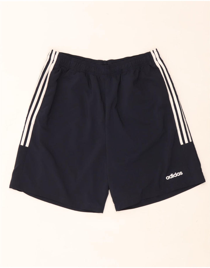 Pantaloni scurți sport pentru bărbați Adidas XL bleumarin poliester