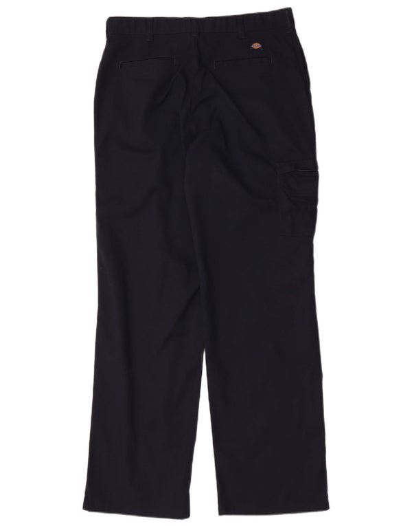 Pantaloni cargo drepti pentru femei Dickies W32 L32 bleumarin