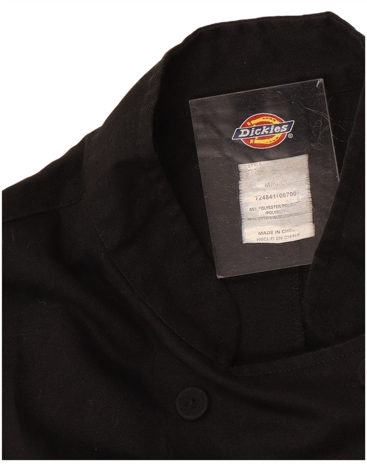 Jachetă pentru femei Dickies cu piept dublu UK 14, bumbac mediu negru