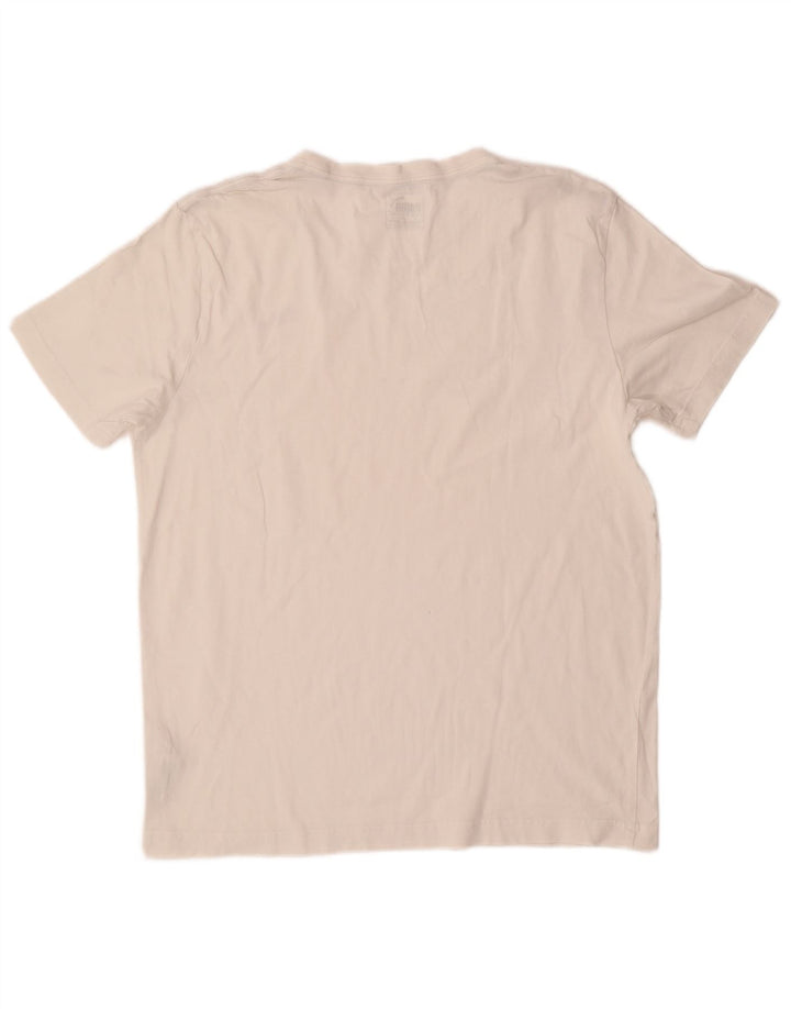 Tricou pentru bărbați PUMA Top Medium White Bumbac