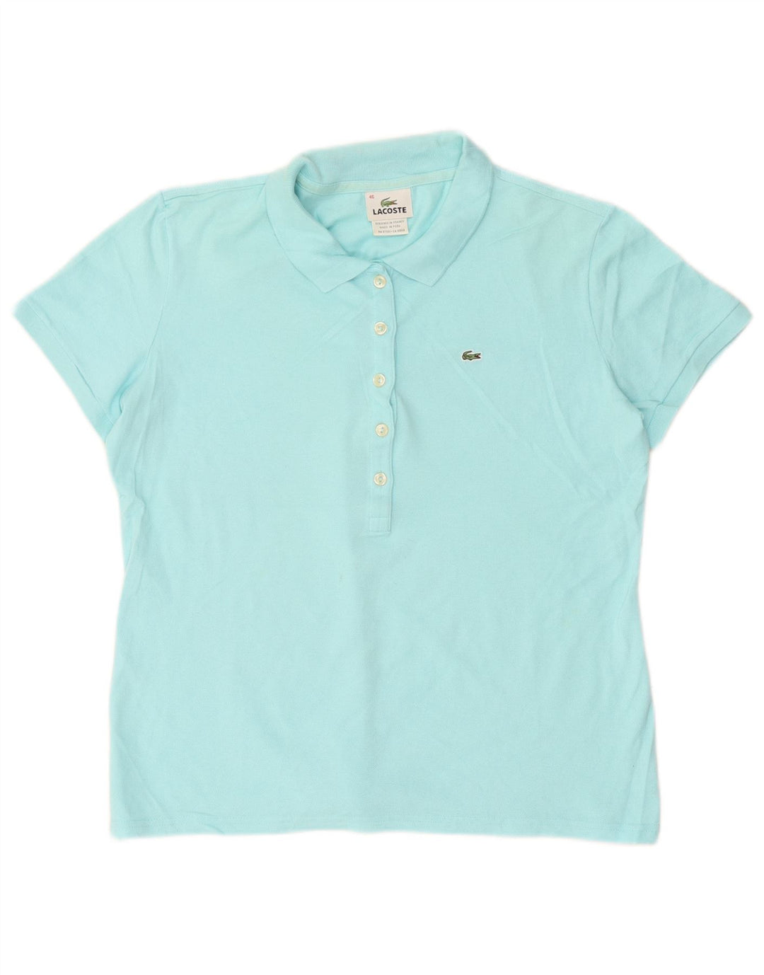 Tricou polo Lacoste pentru femei Mărimea 46 XL Bumbac albastru
