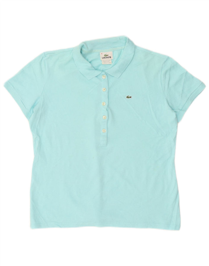 Tricou polo Lacoste pentru femei Mărimea 46 XL Bumbac albastru