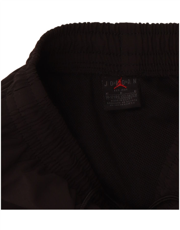 Pantaloni scurți sport Jordan pentru băieți 10-11 ani, mediu negru