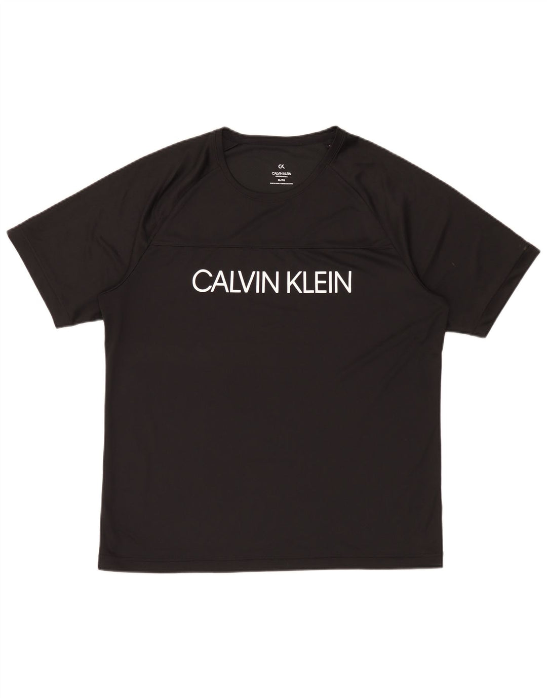 Tricou grafic Calvin Klein pentru bărbați Top XL Poliester negru
