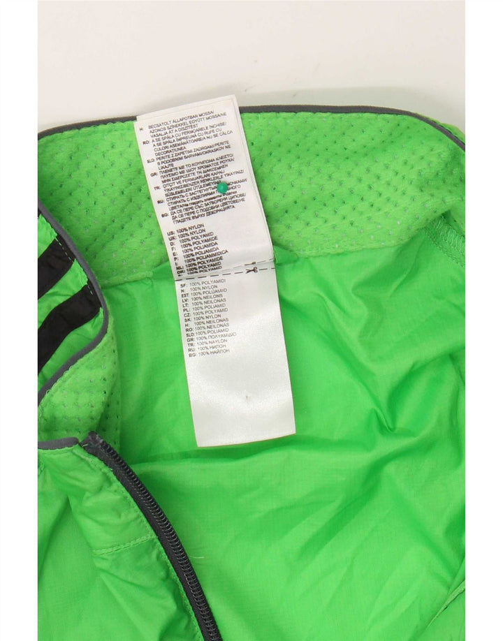 Jachetă de ploaie pentru bărbați Adidas UK 40, nailon verde mare