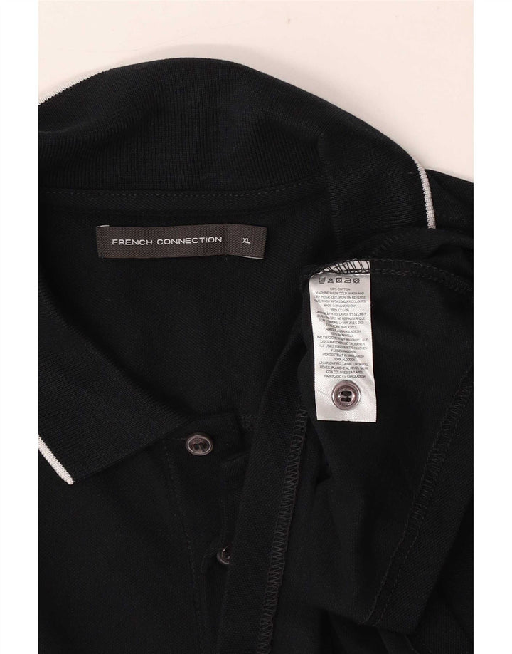 Tricou polo pentru bărbați French Connection XL, bumbac bleumarin