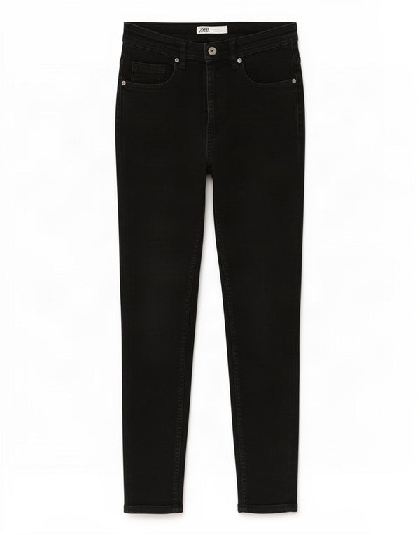 Blugi skinny tăiați pentru bărbați Zara EU 40 Medium W31 L24 Negri