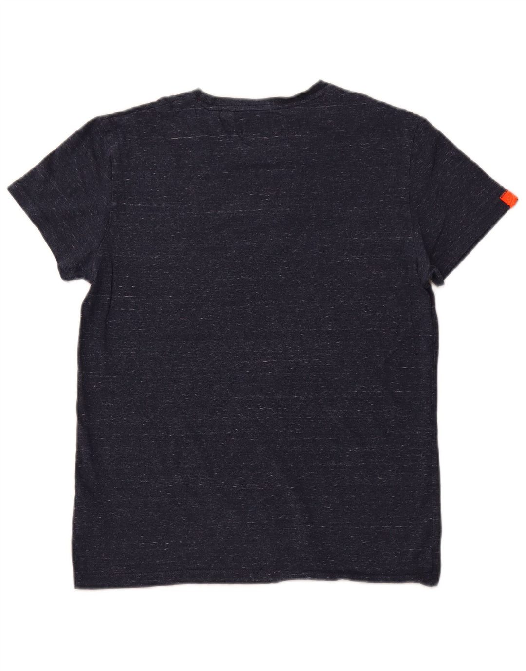SUPERDRY Tricou Bărbați Top Mediu Bleumarin Bumbac Pete