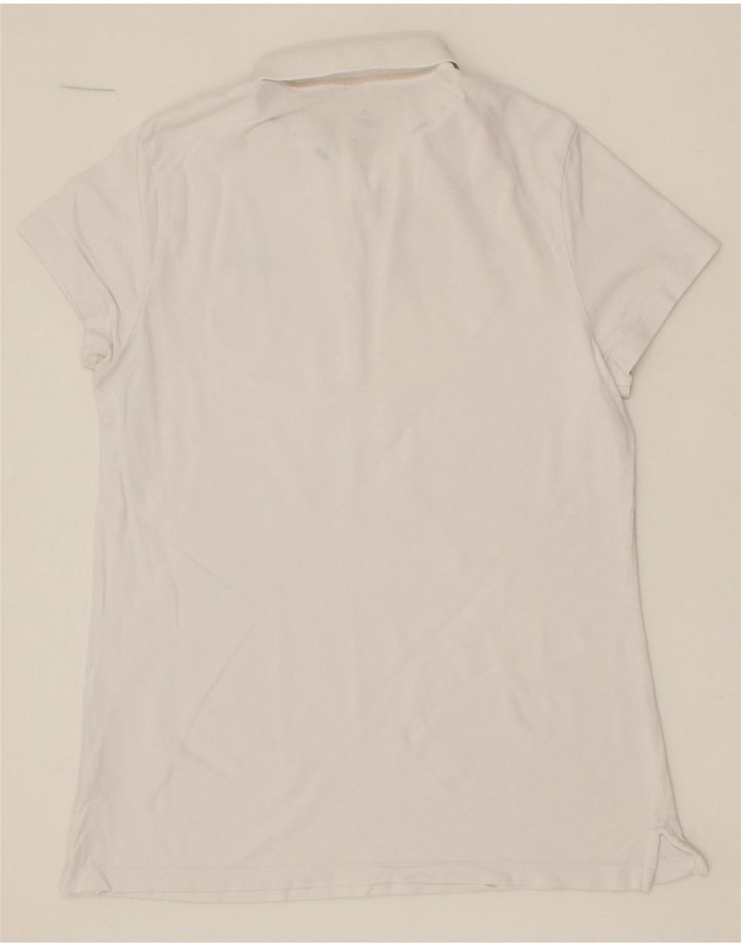 PUMA Womens Polo Shirt UK 12 Medium White Cotton Vintage Puma and Second-Hand Puma from Messina Hembry 
