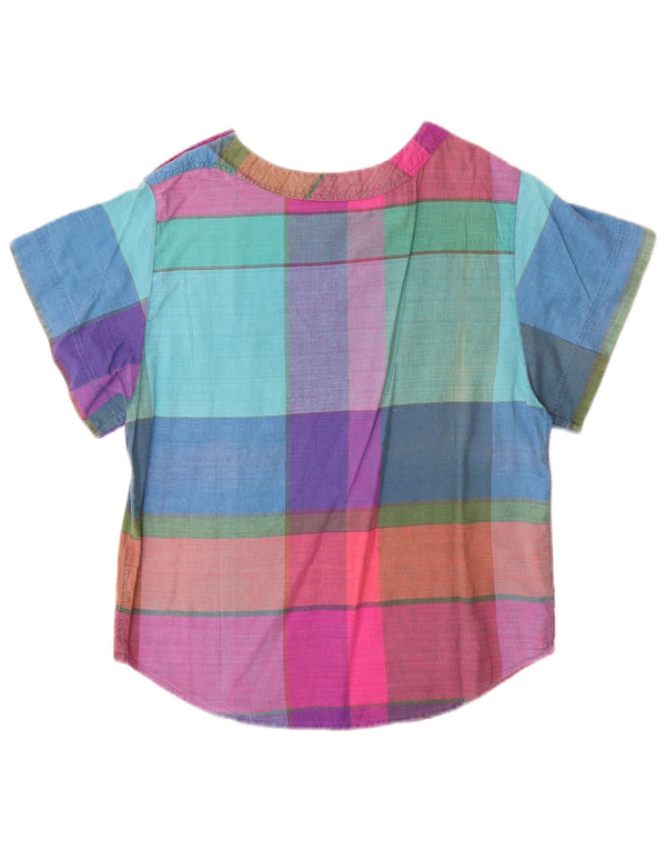 Bluză pentru femei Express, UK 14, bumbac cu carouri multicolore
