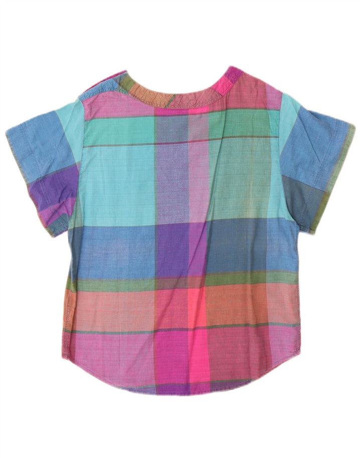 Bluză pentru femei Express, UK 14, bumbac cu carouri multicolore