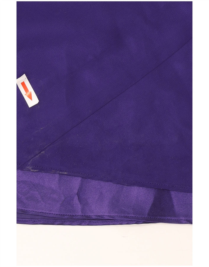 Rochie maxi fără mâneci pentru femei Debut UK 14 Poliester violet mediu