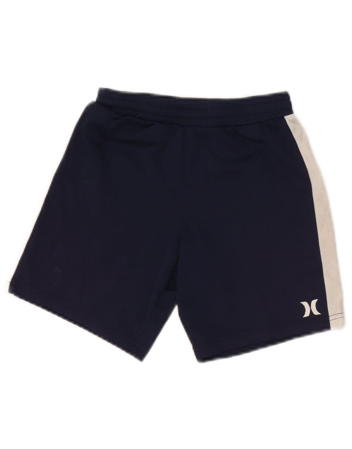 Pantaloni scurți sport Hurley pentru băieți 6-7 ani, albastru bleumarin, poliester color bloc