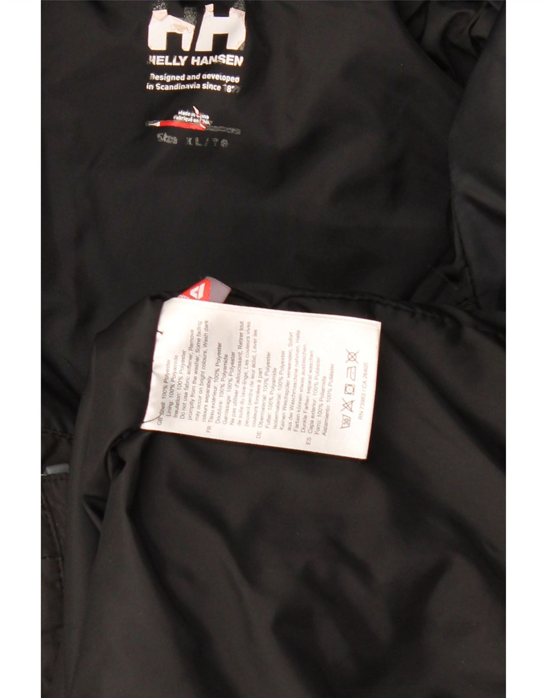 HELLY HANSEN Bomber pentru bărbați UK 42 XL Poliester negru